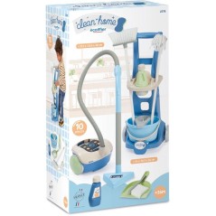 Jouet ménage enfant - ECOIFFIER - Chariot ménage + aspirateur traîneau - 11 accessoires - Des 36 mois - Fabriqué en France