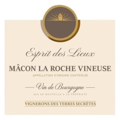 Esprit des Lieux Vignerons des Terres Secretes 2022 Mâcon La Roche Vineuse - Vin blanc de Bourgogne