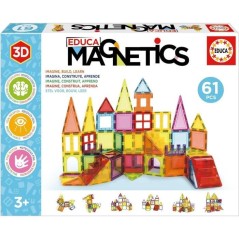 Jeu éducatif - EDUCA Magnetics - Construction 3D magnétique avec 61