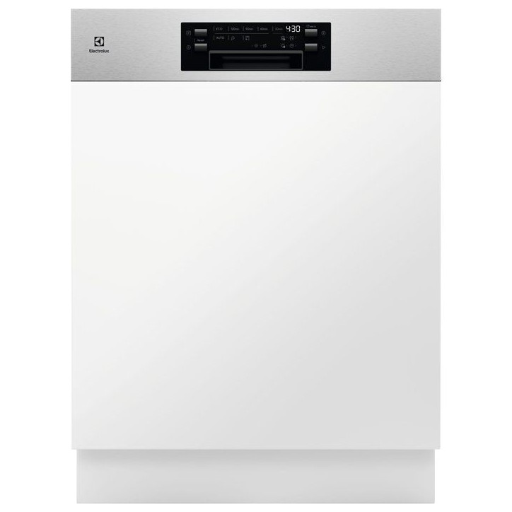 Lave-vaisselle semi-encastrable ELECTROLUX E62ID221SX - 14 couverts - Induction- L60cm - tiroir a couverts - 42 dB Lave-vaisselle semi-encastrable ELECTROLUX E62ID221SX - 14 couverts - Induction- L60cm - tiroir a couverts - 42 dB