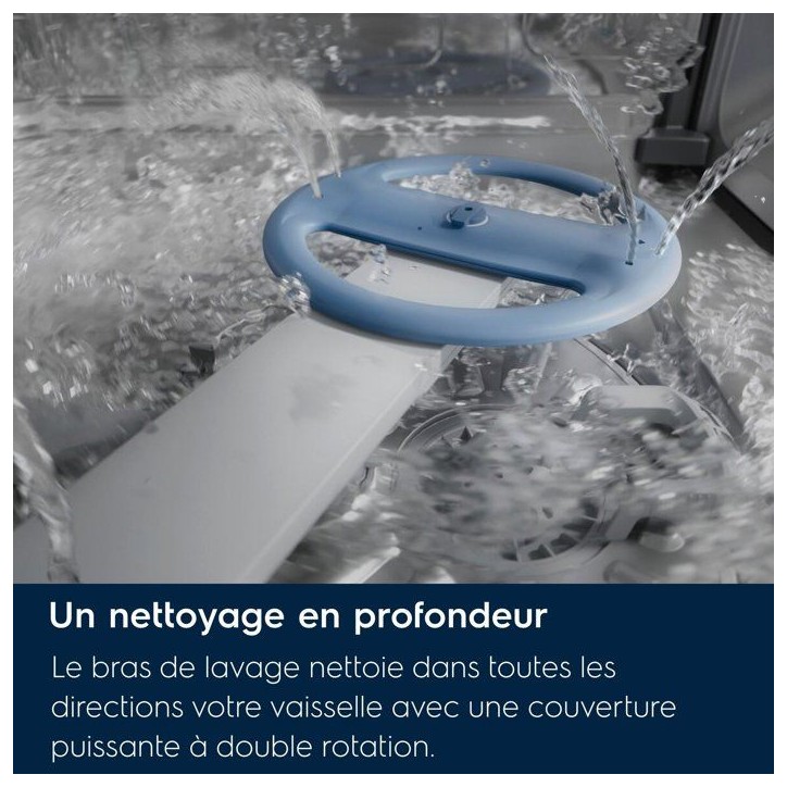 Lave-vaisselle semi-encastrable ELECTROLUX E62ID221SX - 14 couverts - Induction- L60cm - tiroir a couverts - 42 dB Lave-vaisselle semi-encastrable ELECTROLUX E62ID221SX - 14 couverts - Induction- L60cm - tiroir a couverts - 42 dB