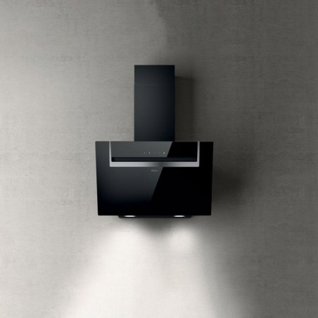 Hotte aspirante - ELICA - SHEEN-S BL/A/60 - 60 cm - Noir - Design moderne