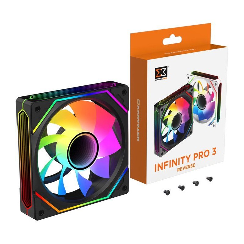 XIGMATEK Infinity PRO 3 Reverse - Ventilateur 120 mm - Noir