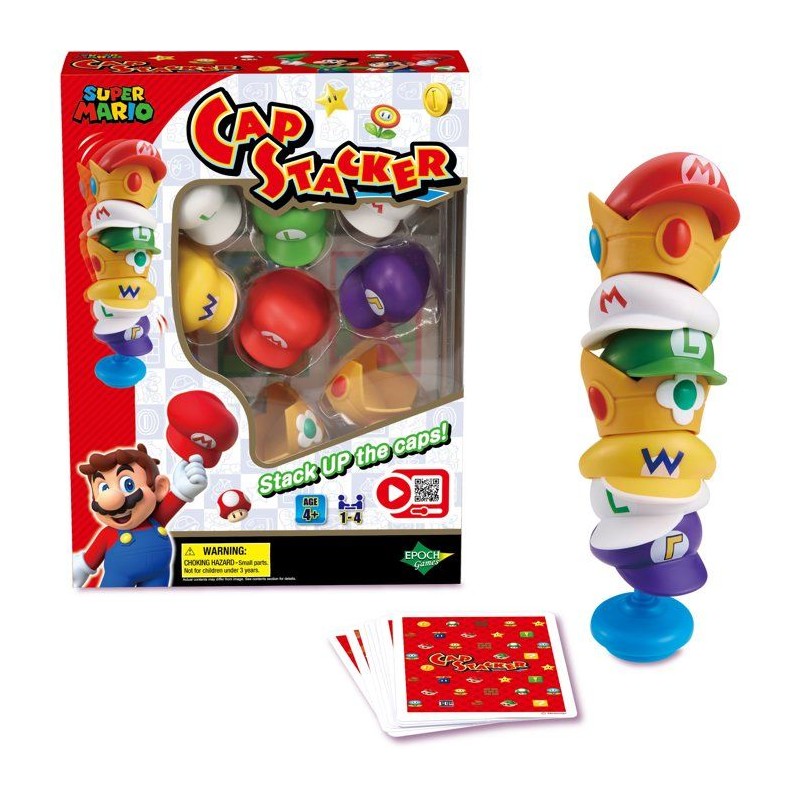 Super Mario Cap Stacker - Jeu d'équilibre - EPOCH GAMES - Empilage -
