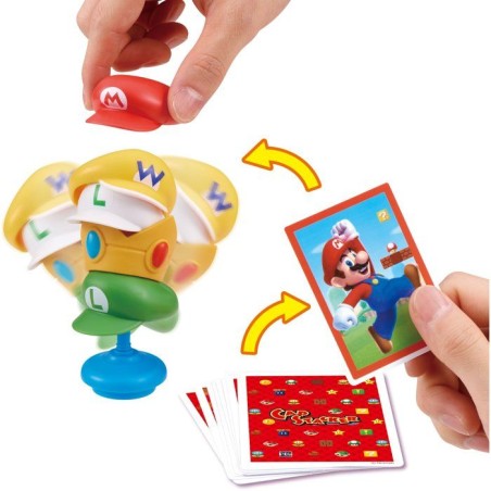 Super Mario Cap Stacker - Jeu d'équilibre - EPOCH GAMES - Empilage - Jeu d'adresse
