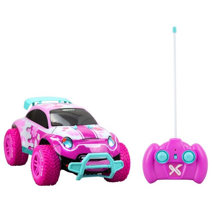 Voiture radiocommandée - EXOST - Pixie II - Echelle 1/12 - 27 MHz - Tout-terrain - Batterie rechargeable - Rose - Des 5 ans