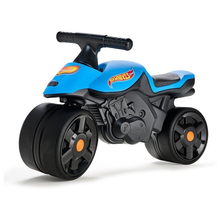 Draisienne - Larges roues - FALK - Moto Racing Hot Wheels - Plastique recyclé - Guidon directionnel - Bleu Draisienne - Larges roues - FALK - Moto Racing Hot Wheels - Plastique recyclé - Guidon directionnel - Bleu