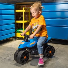 Draisienne - Larges roues - FALK - Moto Racing Hot Wheels - Plastique