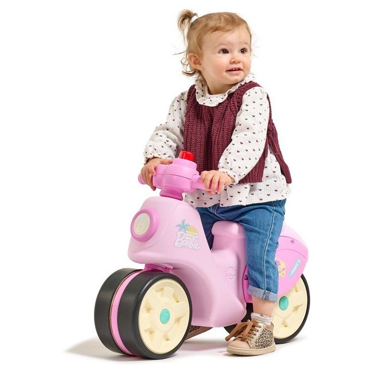 Draisienne - Roues silencieuses - FALK - Scooter Barbie Premier Âge - Plastique recyclé - Guidon directionnel - Rose Draisienne - Roues silencieuses - FALK - Scooter Barbie Premier Âge - Plastique recyclé - Guidon directionnel - Rose