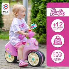 Draisienne - Roues silencieuses - FALK - Scooter Barbie Premier Âge -
