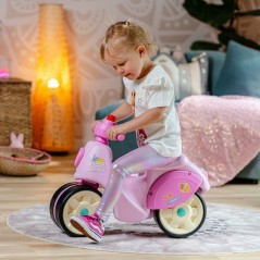 Draisienne - Roues silencieuses - FALK - Scooter Barbie Premier Âge -