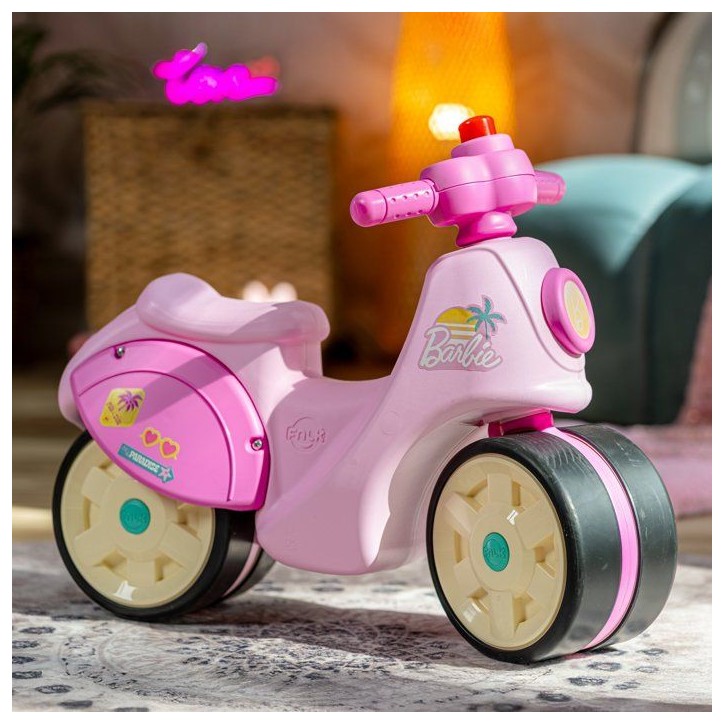 Draisienne - Roues silencieuses - FALK - Scooter Barbie Premier Âge - Plastique recyclé - Guidon directionnel - Rose Draisienne - Roues silencieuses - FALK - Scooter Barbie Premier Âge - Plastique recyclé - Guidon directionnel - Rose