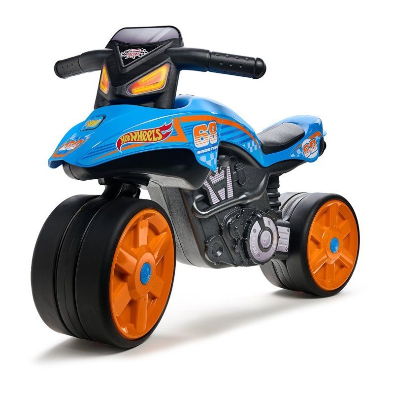 Draisienne - Roues silencieuses - FALK - Moto Hot Wheels - Plastique r