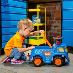 Porteur - FALK - Camion Hot Wheels - Assise ouvrante - Volant avec kla