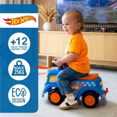 Porteur - FALK - Camion Hot Wheels - Assise ouvrante - Volant avec kla
