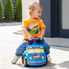 Porteur - FALK - Camion Hot Wheels - Assise ouvrante - Volant avec kla