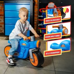 Draisienne - Larges roues silencieuses - FALK - Moto rétro Hot Wheels