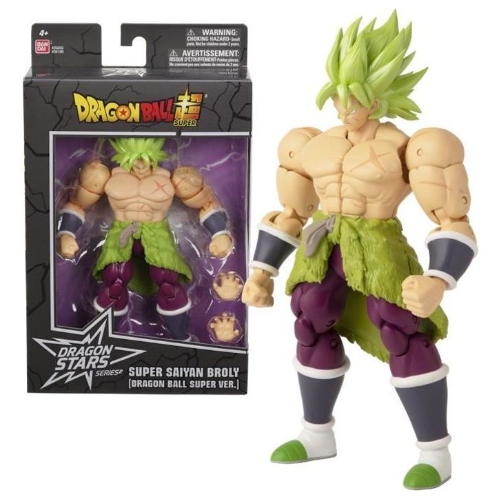 Figurine Dragon Stars - BANDAI - Broly Super Saiyan - 17cm - 16 points d'articulation Figurine Dragon Stars - BANDAI - Broly Super Saiyan - 17cm - 16 points d'articulation