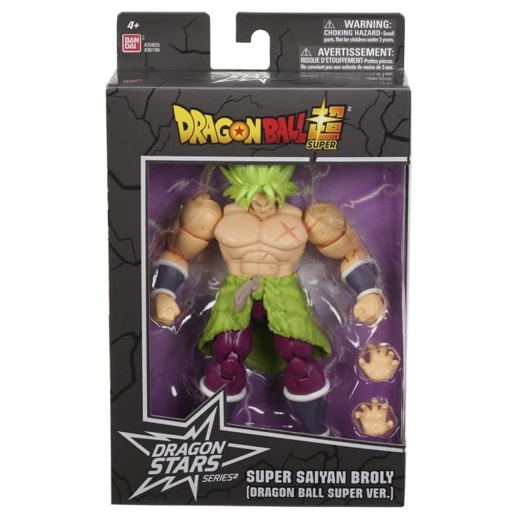 Figurine Dragon Stars - BANDAI - Broly Super Saiyan - 17cm - 16 points d'articulation Figurine Dragon Stars - BANDAI - Broly Super Saiyan - 17cm - 16 points d'articulation