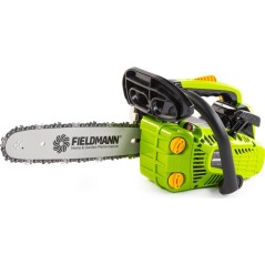 Tronçonneuse thermique a essence FIELDMANN FZP 25412-B - Une main - Guide 30 cm - Graissage automatique - 1 kW - Noir/Vert