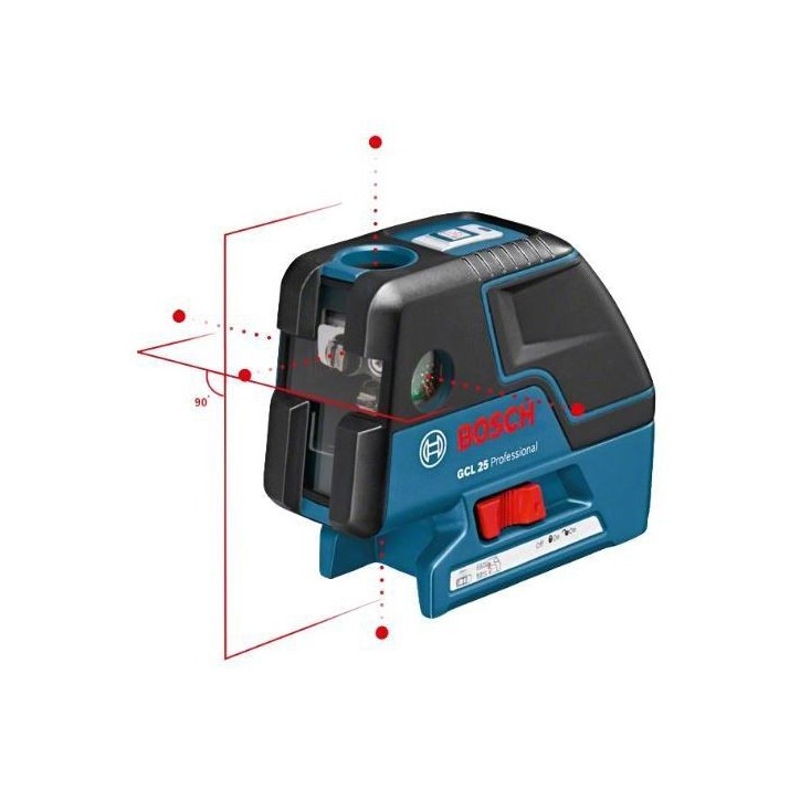 Niveau laser - BOSCH OUTILLAGE - GCL 25 Professional - Précision 2 mm - Sans fil - Ergonomique