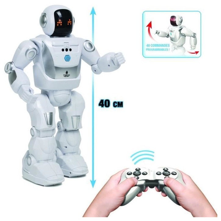 Robot programmable - YCOO - Program a Bot X - 40 cm - Multidirectionnel - Des 5 ans Robot programmable - YCOO - Program a Bot X - 40 cm - Multidirectionnel - Des 5 ans