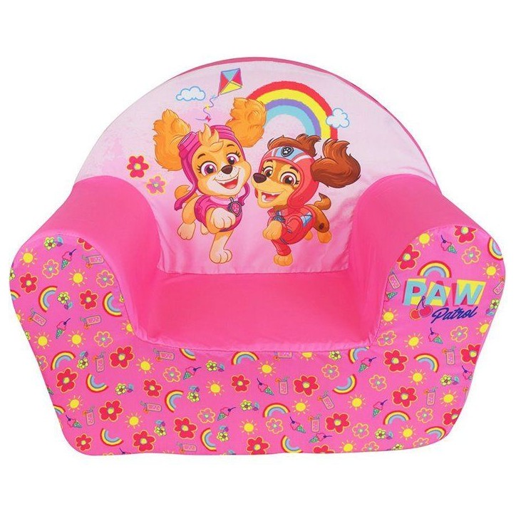Fauteuil club enfant - FUN HOUSE - Pat'Patrouille Stella et Liberty - Origine France Garantie - mousse légere - 52 x 42 x 33 cm