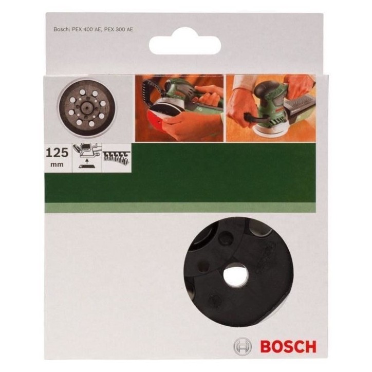 Plateau de ponçage mi-dur pour ponceuse excentrique PEX 300/400 AE - BOSCH