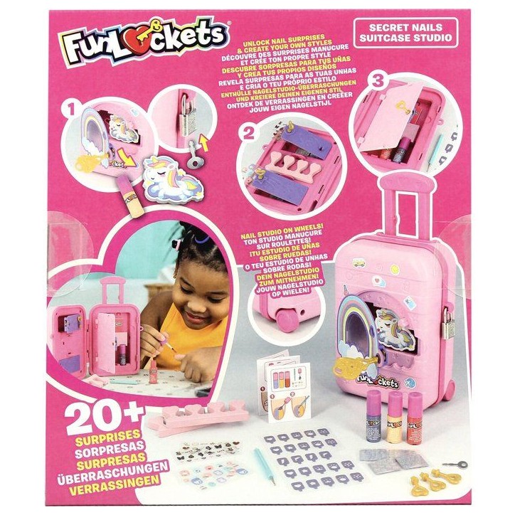 Ma valisette manucure secrete - FUNLOCKETS - 20 surprises - Des 6 ans
