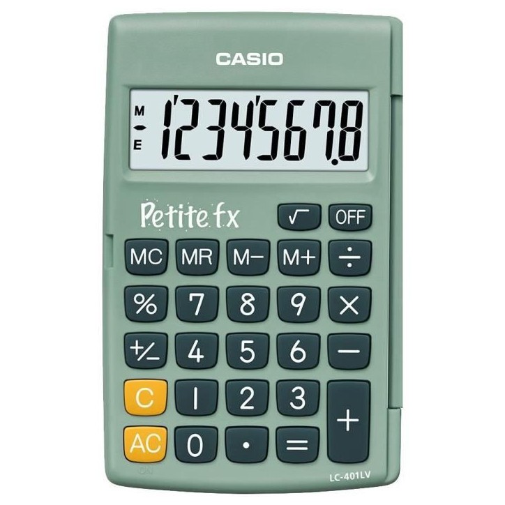 CASIO - Casio calculatrice petite fx verte CASIO - Casio calculatrice petite fx verte