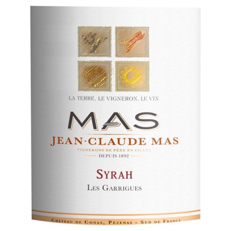 Jean-Claude Mas Les Garrigues 2025 Pays d'Oc Syrah - Vin rouge de Languedoc