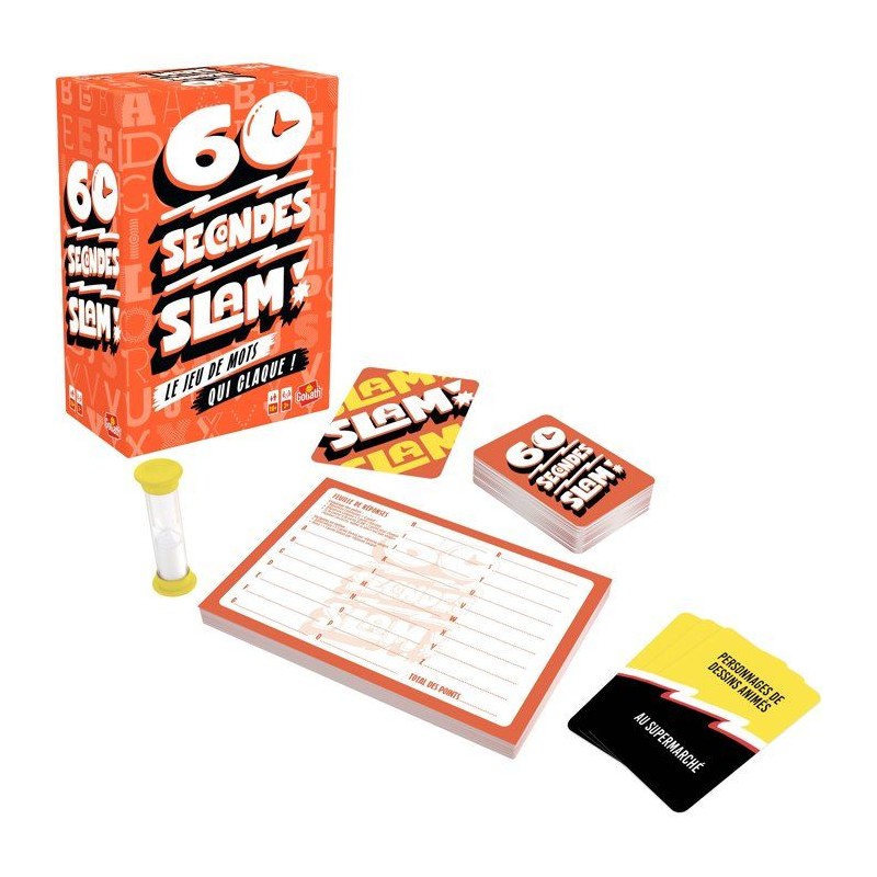 60 seconds slam - Jeu de société - GOLIATH - 2 joueurs minimum - Des