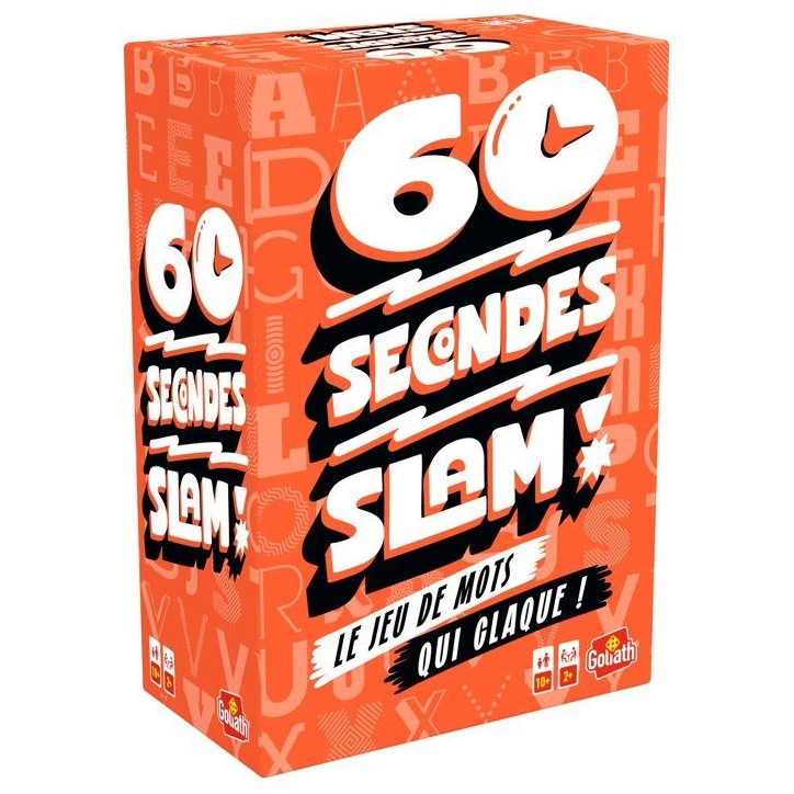 60 seconds slam - Jeu de société - GOLIATH - 2 joueurs minimum - Des 10 ans 60 seconds slam - Jeu de société - GOLIATH - 2 joueurs minimum - Des 10 ans