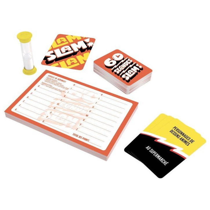 60 seconds slam - Jeu de société - GOLIATH - 2 joueurs minimum - Des 10 ans 60 seconds slam - Jeu de société - GOLIATH - 2 joueurs minimum - Des 10 ans