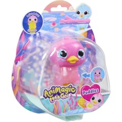 Animagic - GOLIATH - Let's Glo Puddles Pink - Animal intéractif - Ros
