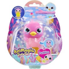 Animagic - GOLIATH - Let's Glo Puddles Pink - Animal intéractif - Ros