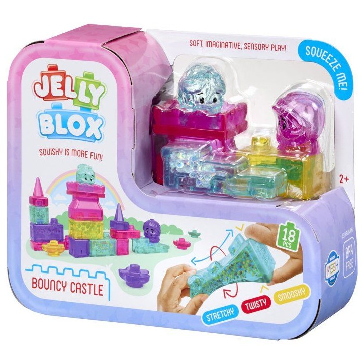 Jelly Blox Squish Castle - blocs de construction - GOLIATH - 30 pieces - des 2 ans Jelly Blox Squish Castle - blocs de construction - GOLIATH - 30 pieces - des 2 ans