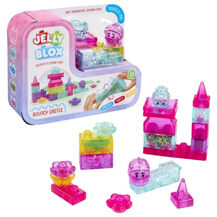 Jelly Blox Squish Castle - blocs de construction - GOLIATH - 30 pieces - des 2 ans Jelly Blox Squish Castle - blocs de construction - GOLIATH - 30 pieces - des 2 ans