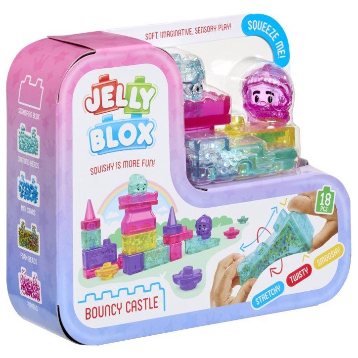 Jelly Blox Squish Castle - blocs de construction - GOLIATH - 30 pieces - des 2 ans Jelly Blox Squish Castle - blocs de construction - GOLIATH - 30 pieces - des 2 ans
