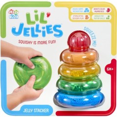 Lil' Jellies Jelly Stacker - blocs sensoriels - GOLIATH - 4 pieces - des 6 mois