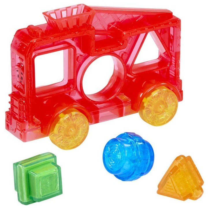 Lil' Jellies Jelly Fire Truck - blocs sensoriels - GOLIATH - camion souple - des 6 mois