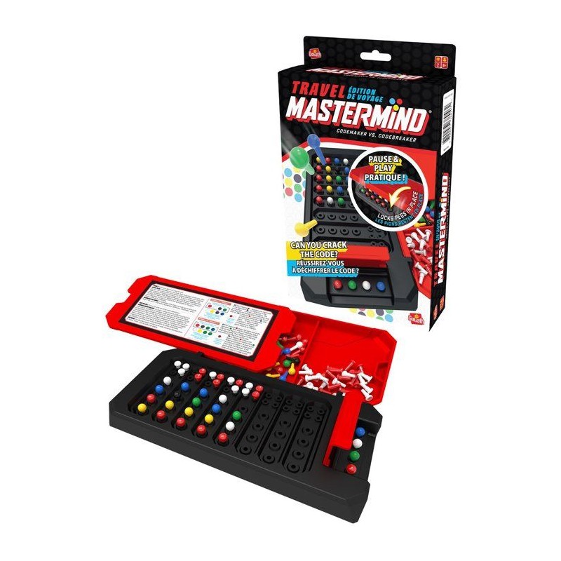 Mastermind Travel Box - jeu de logique - GOLIATH - format voyage