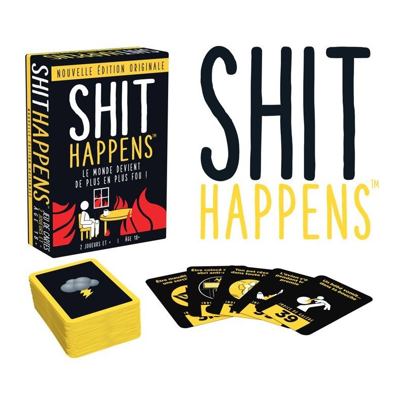 Shit Happens - jeu d'ambiance - GOLIATH - nouvelle édition originale