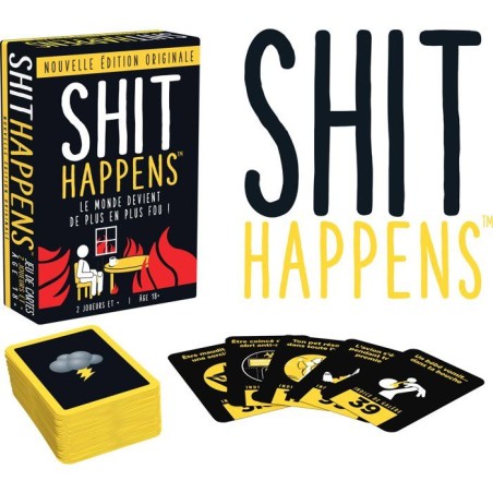 Shit Happens - jeu d'ambiance - GOLIATH - nouvelle édition originale