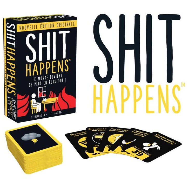 Shit Happens - jeu d'ambiance - GOLIATH - nouvelle édition originale Shit Happens - jeu d'ambiance - GOLIATH - nouvelle édition originale