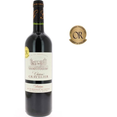 Château Gravelier 2023 Bordeaux - Vin rouge de Bordeaux