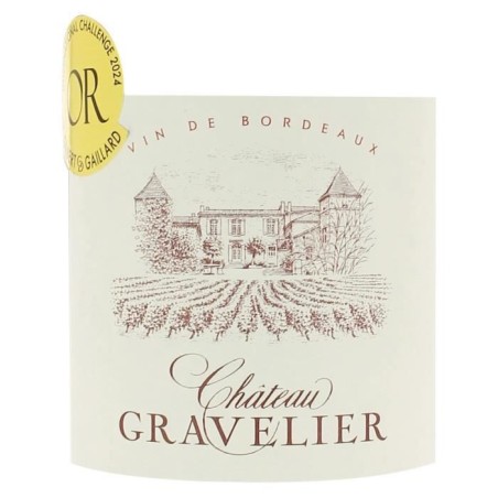 Château Gravelier 2023 Bordeaux - Vin rouge de Bordeaux