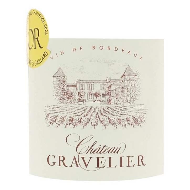 Château Gravelier 2023 Bordeaux - Vin rouge de Bordeaux Château Gravelier 2023 Bordeaux - Vin rouge de Bordeaux
