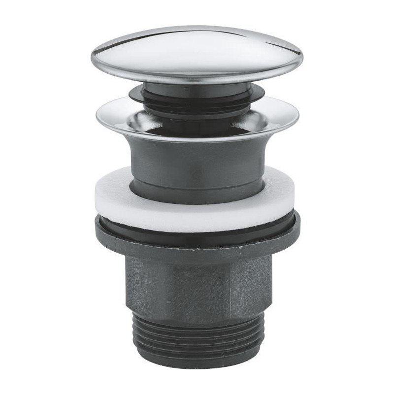 Bonde clic clac - GROHE - Diametre serrage vasque 63 mm - Matiere mét