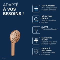 Douchette - GROHE - Vitalio Joy+ 120 - 3 jets